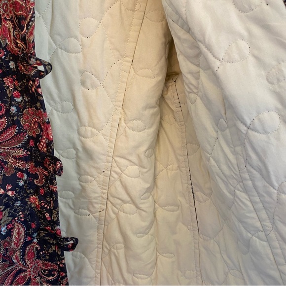 Vintage Quilted Tapestry Structured Jacket With Button Closure Size Small - Picture 12 of 15